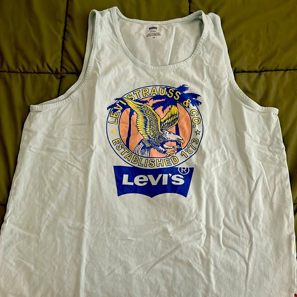 Blue, large Levi tank